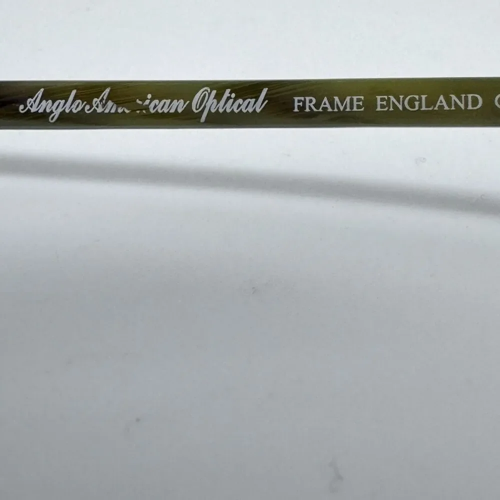 Anglo American Optical Mod 293 Tobu Brown Eyeglasses Frames 49-17 140 H15865‎